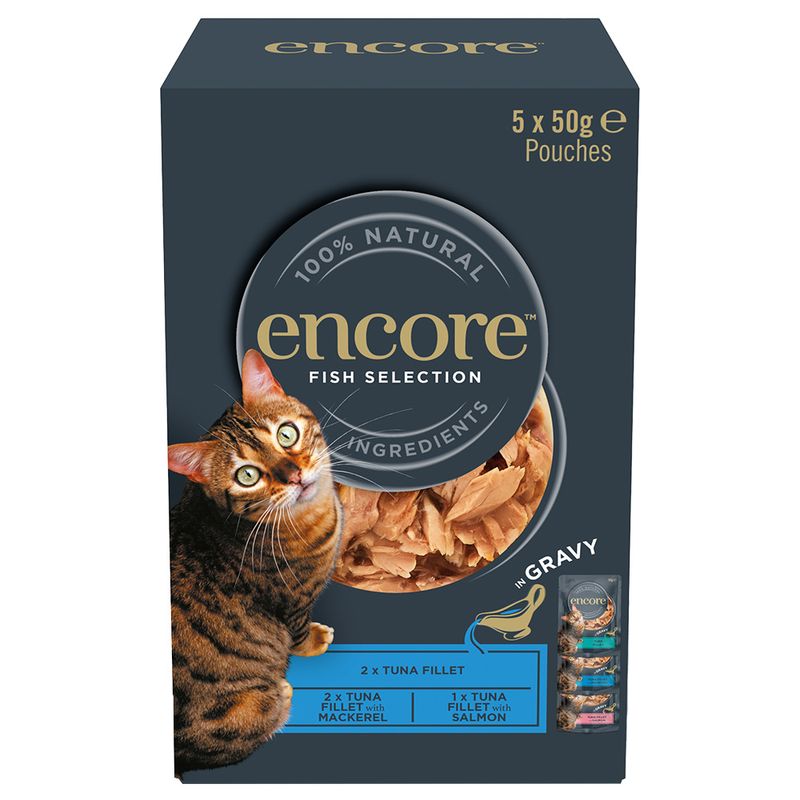 Encore Cat Gravy Pouch Mix 5 x 50 g zu TOP-Preisen