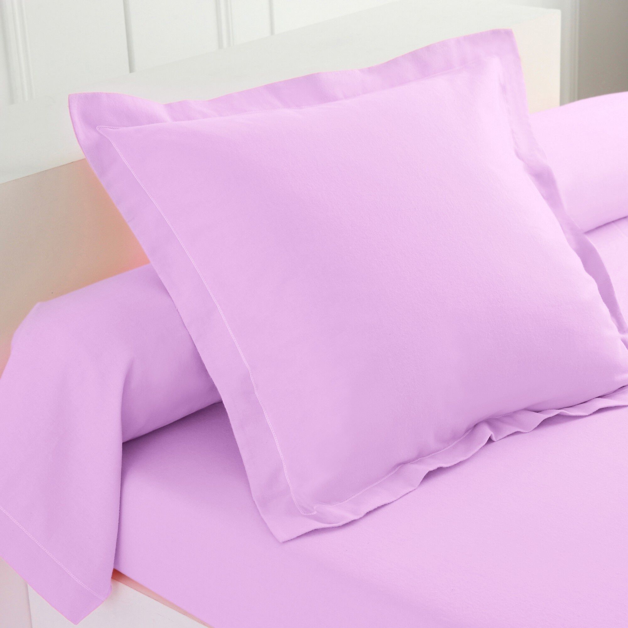 Linge de lit uni flanelle