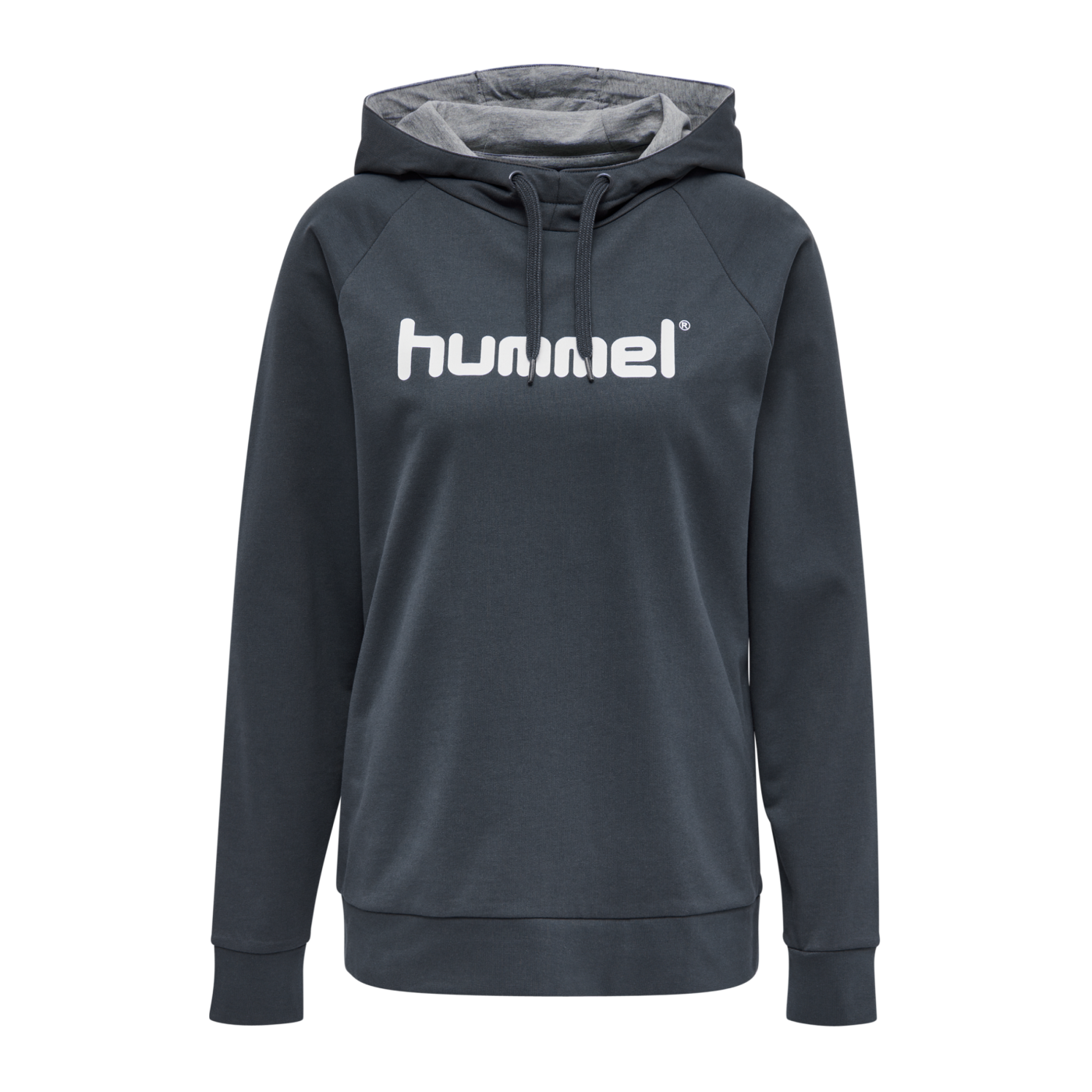 Hummel Cotton Logo Hoody Damen Blau F8571