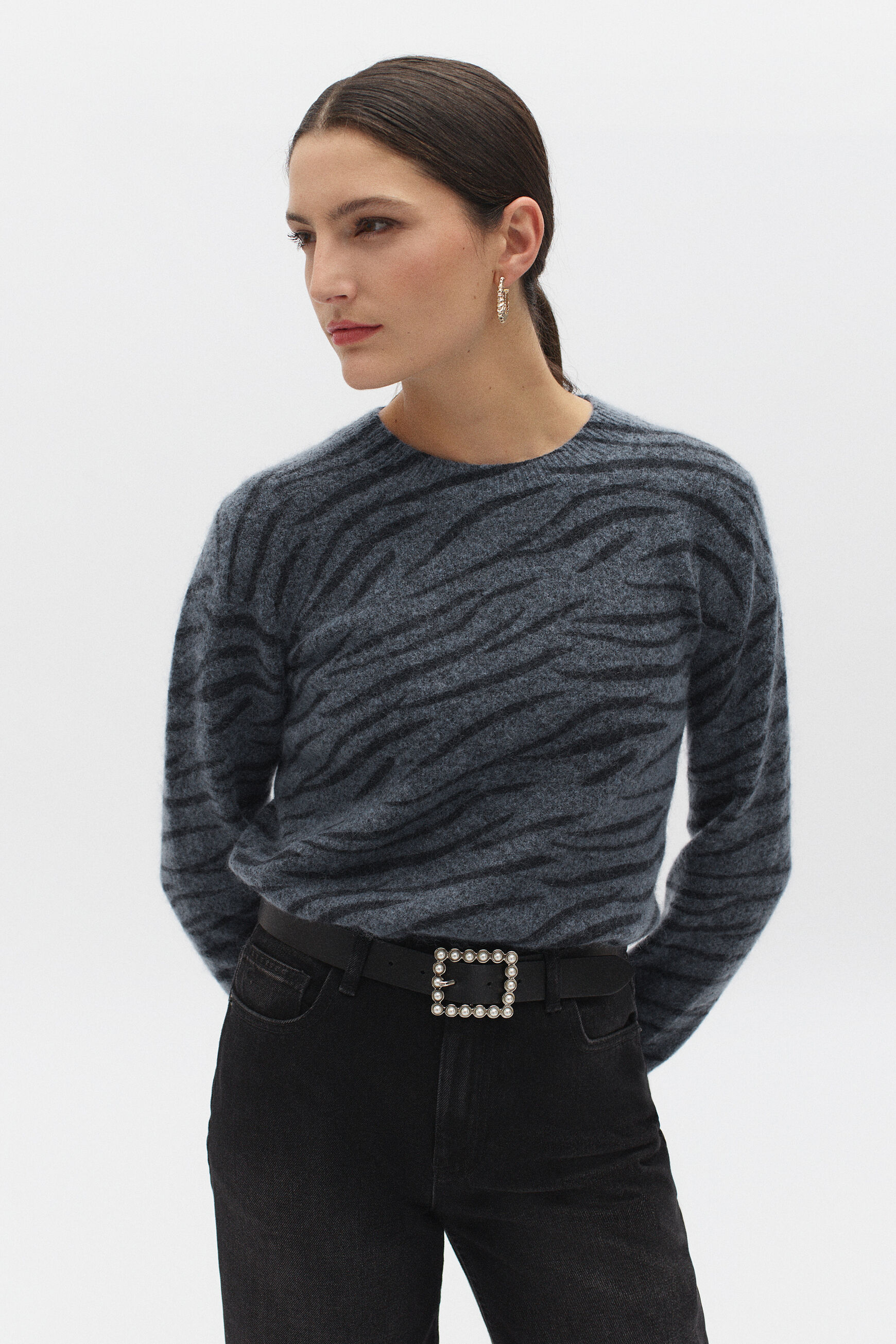 pull khumba denim double stone femme