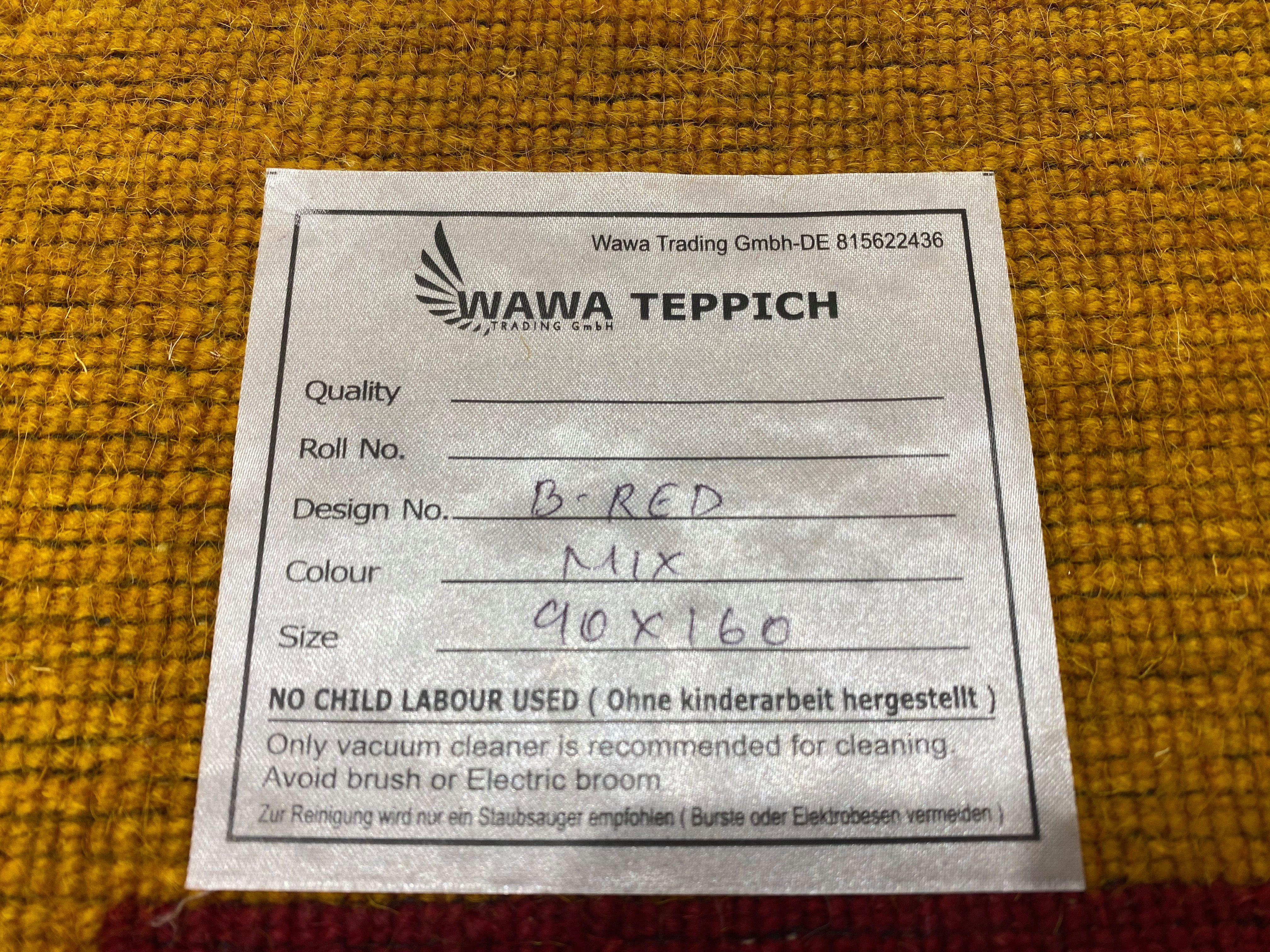 Wollteppich B.Boarder, Wawa Teppich, Rechteckig, Höhe: 16 mm