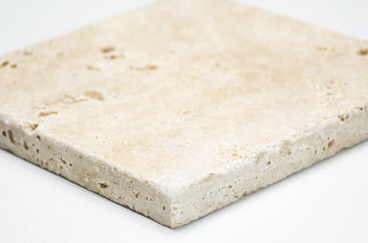 Mosani Bodenfliese Fliese Travertin Naturstein Chiaro beige creme Naturstein