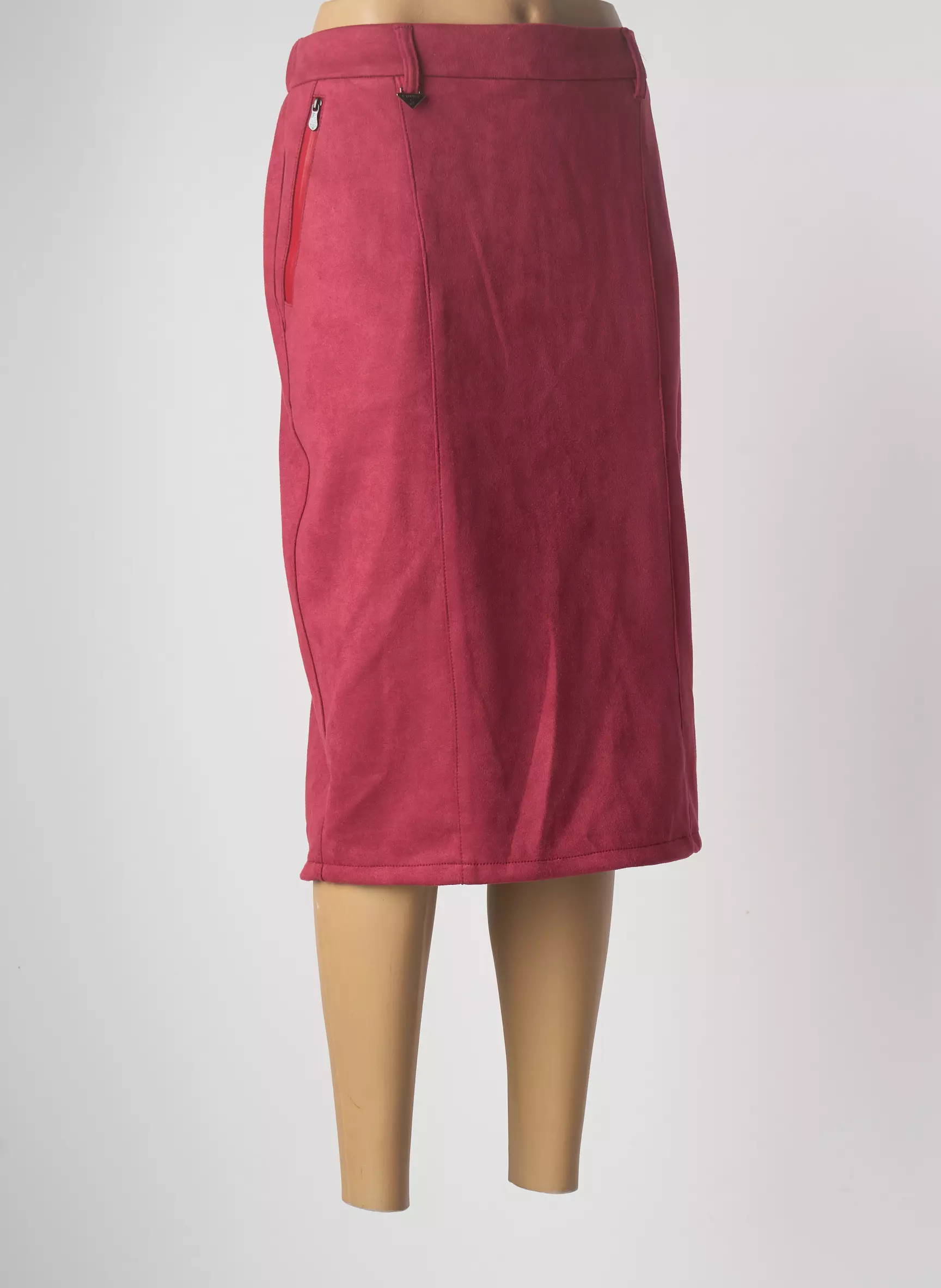 S Quise Jupes Mi Longues Femme couleur rouge