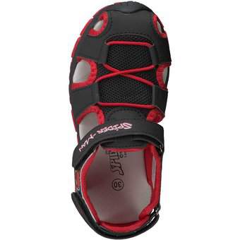 Spiderman Sandale in schwarz