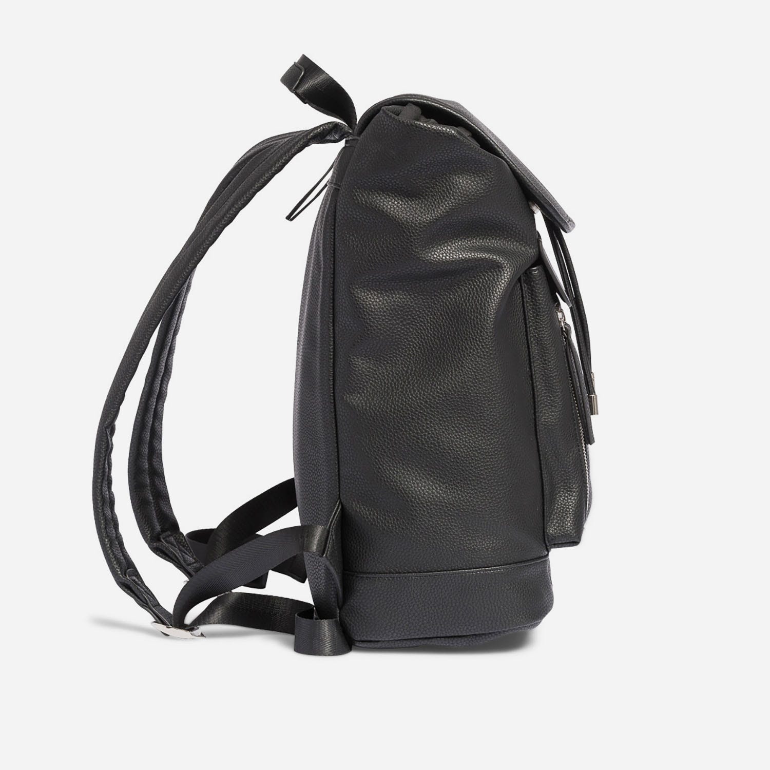 Sac à dos noir grainé