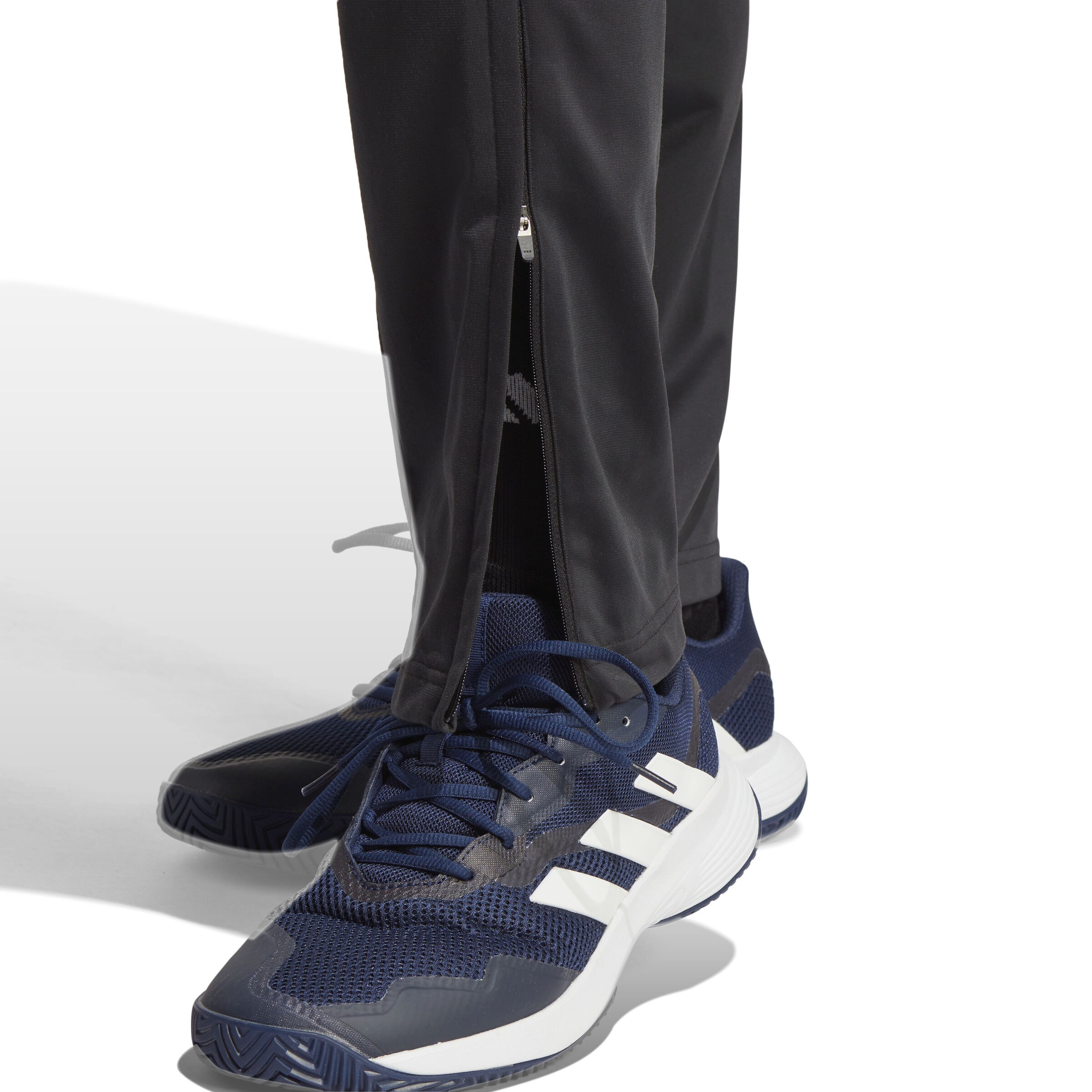 3-Stripes Knitted Trainingshose Herren - Schwarz, Weiß