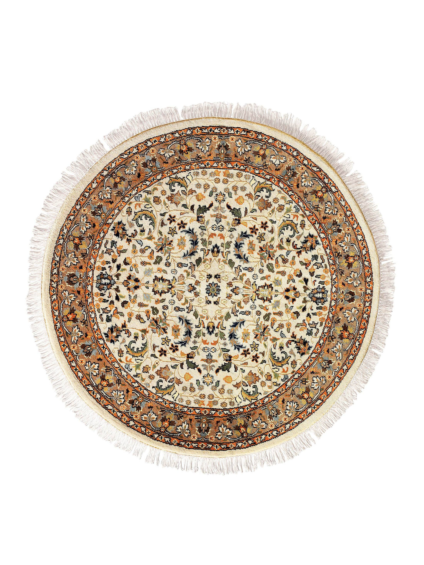 Padischah Isfahan Orient-Teppich, Beige
