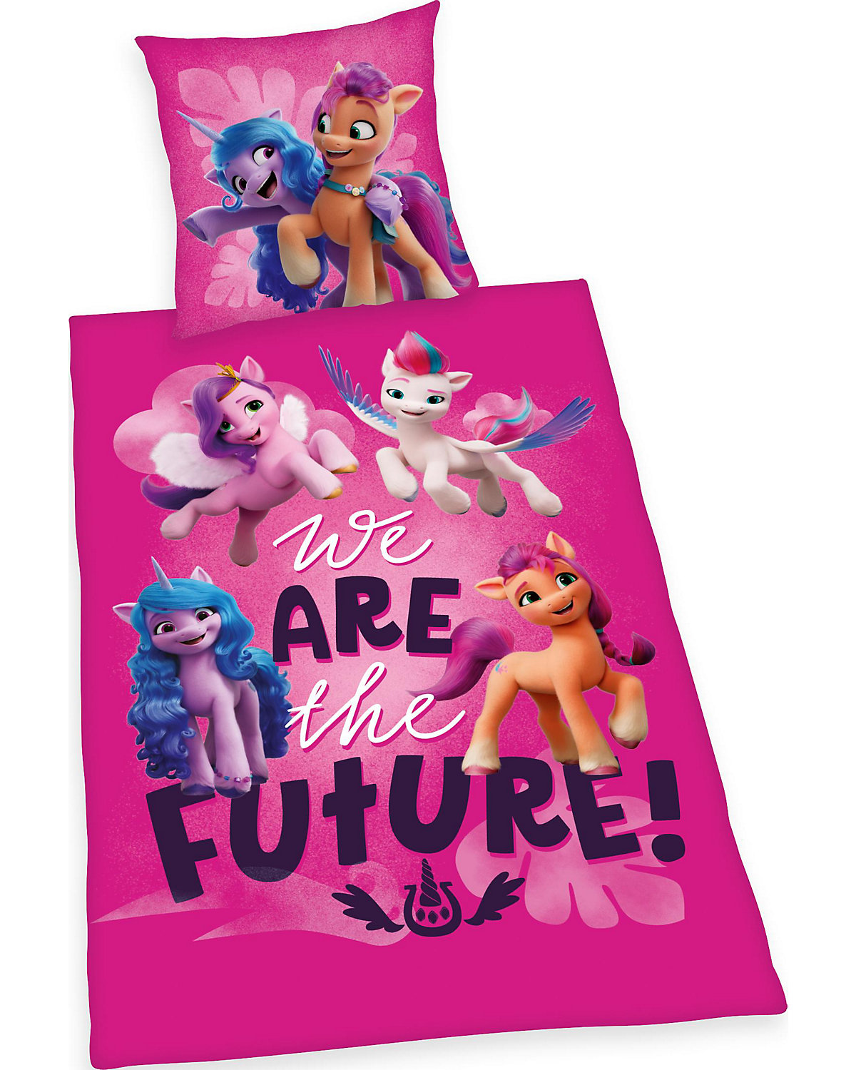 My little Pony Bettwäsche, Renforcé, 135 x 200 + 80 x 80 cm