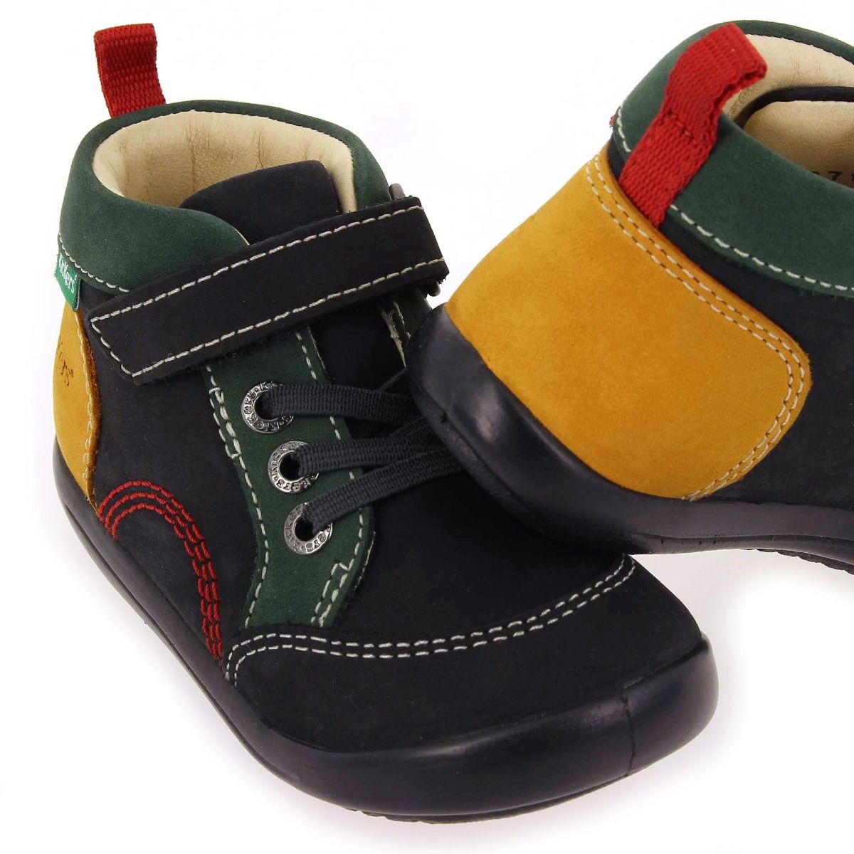 Kickers  KINOE - noir jaune