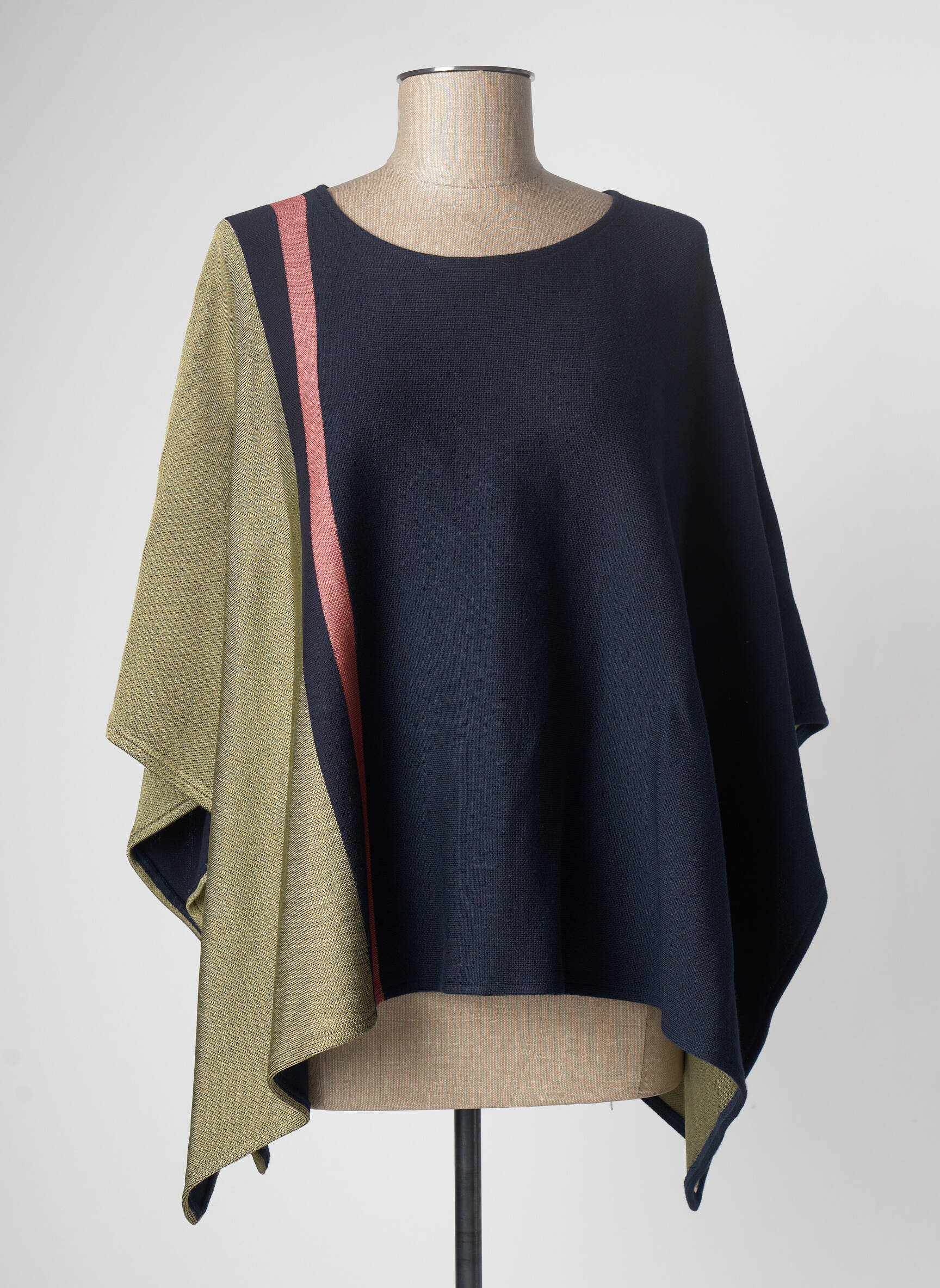 Devernois Ponchos Femme couleur bleu