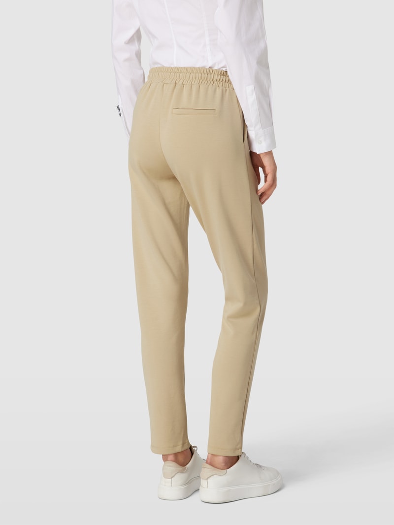 Sweatpants mit elastischem Bund Modell 'BANU' in sand