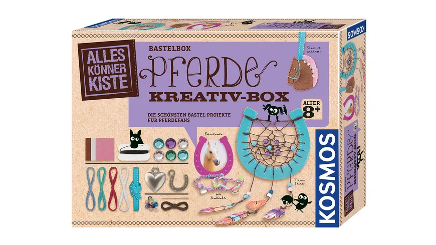KOSMOS - Pferde-Kreativbox - Die schönsten Bastelprojekte für Pferdefans