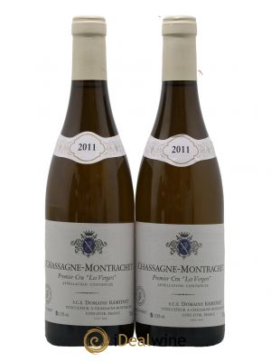 Chassagne-Montrachet 1er Cru Les Vergers Ramonet (Domaine)  2011 - Lot de 2 Bouteilles