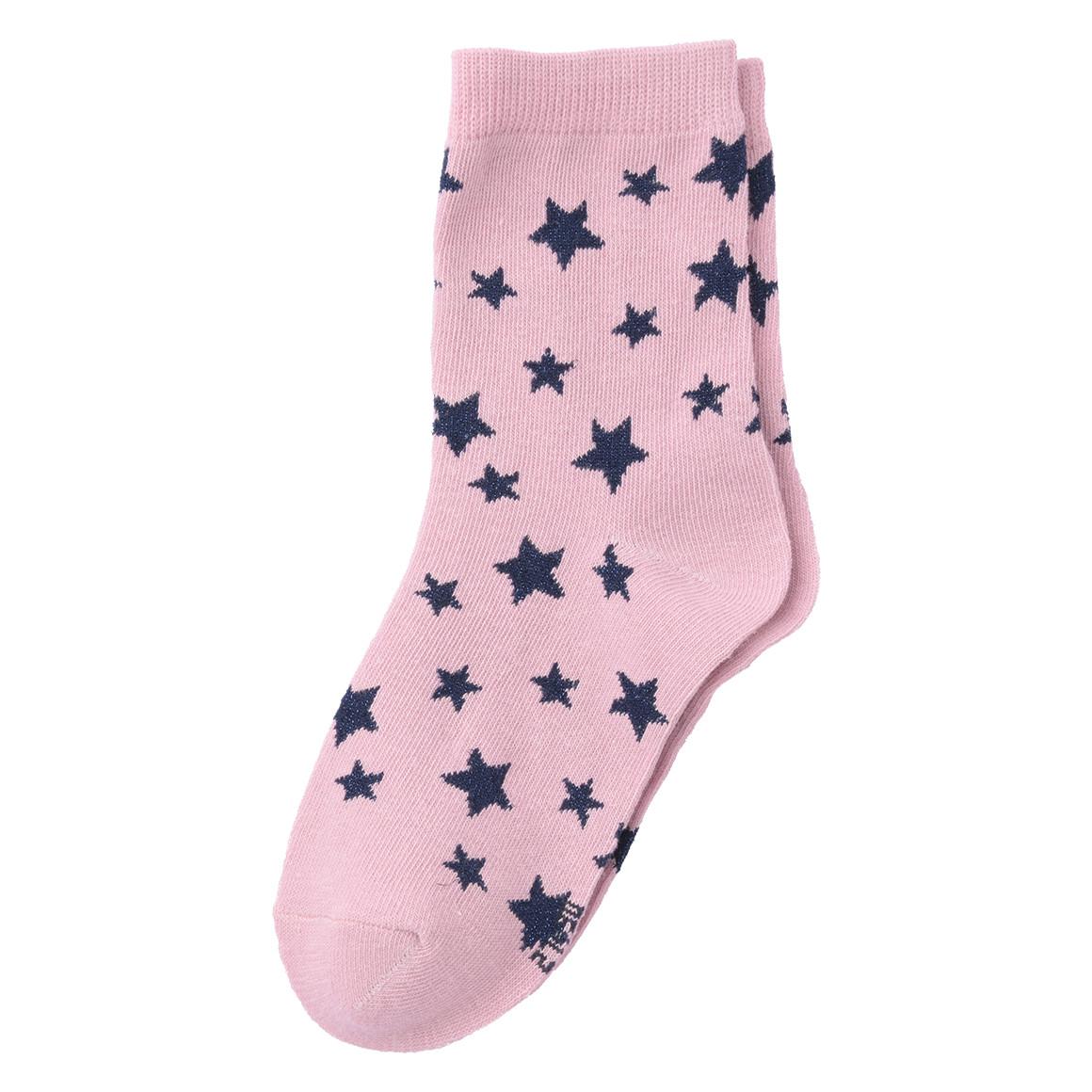 3 Paar Mädchen Socken mit Sterne-Allover