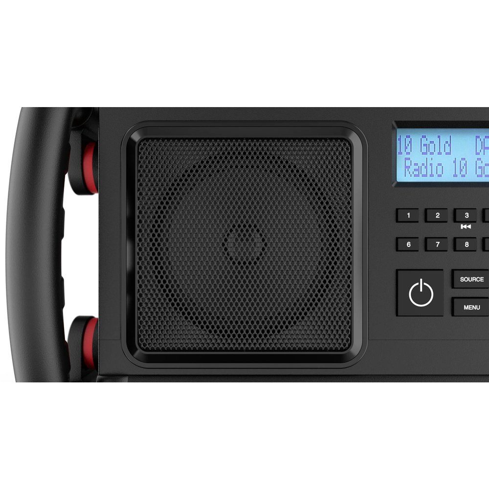 PerfectPro PerfectPro ROCKBOX Baustellenradio DAB+, UKW AUX, Bluetooth® stoßfest Radio