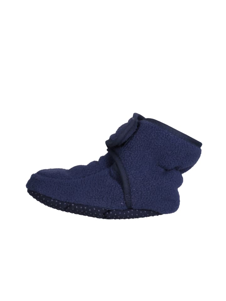 Playshoes Fleece-Krabbelschuhe  in Marine günstig kaufen