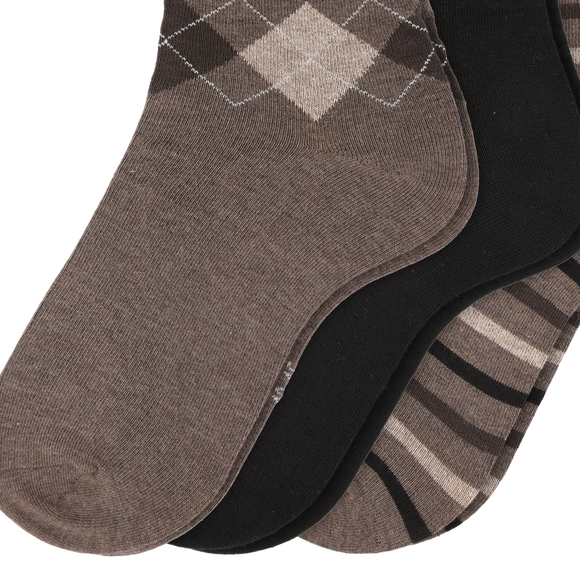 3 Paar Herren Socken im Muster-Mix