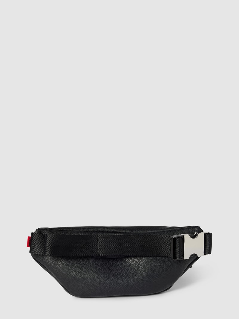 Bauchtasche in Leder-Optik in schwarz