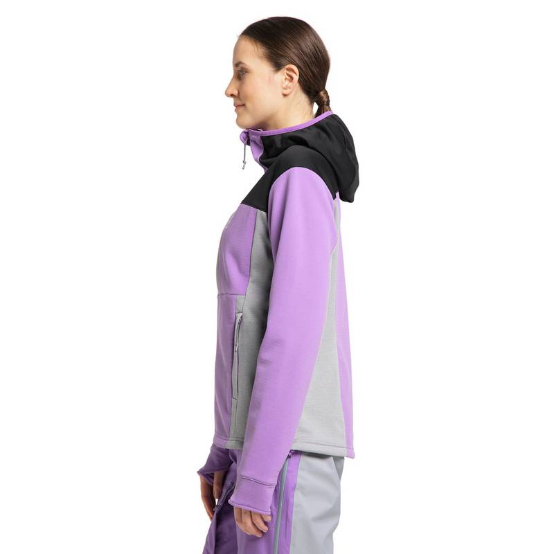 Haglöfs Vassi Mid Hood Fleecejacke Damen