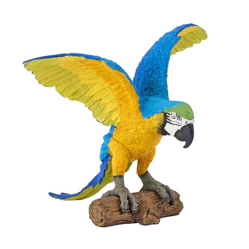 Figurine Perroquet Ara bleu Papo