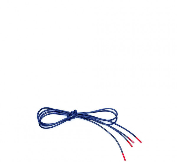 THINK! Schuhband mit roten Enden - Blau