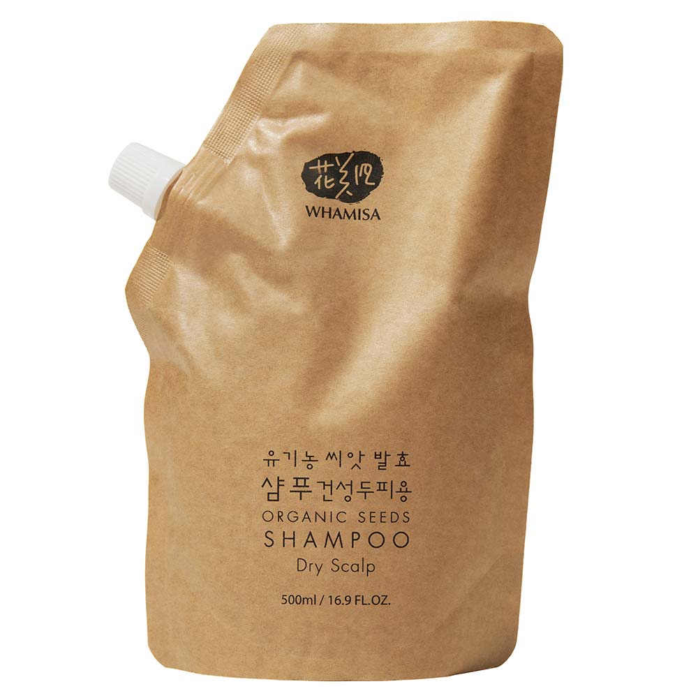Whamisa Organic Seeds Shampoo Dry Scalp Refill 500 ml
