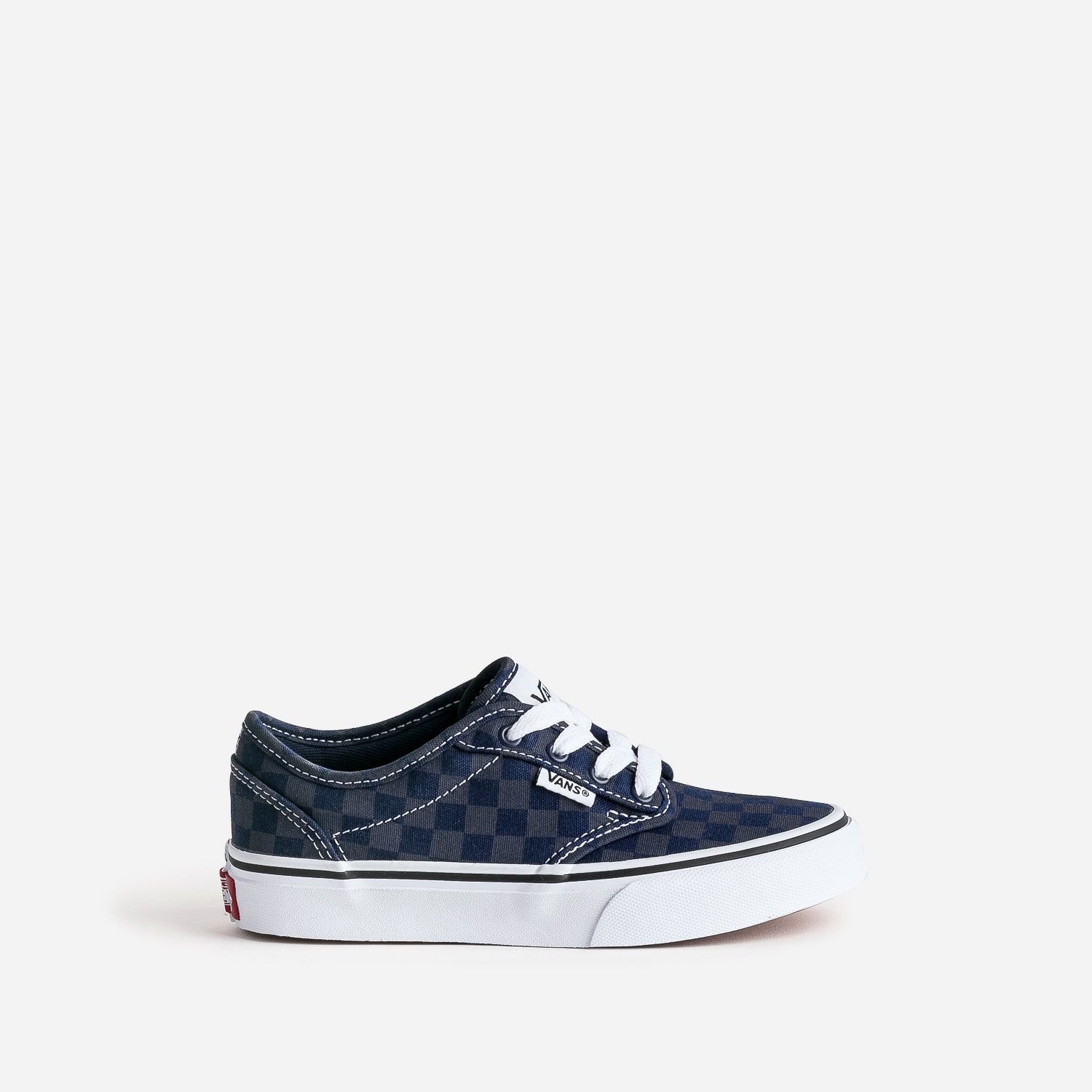 Tennis VANS marine en toile à damier gris
