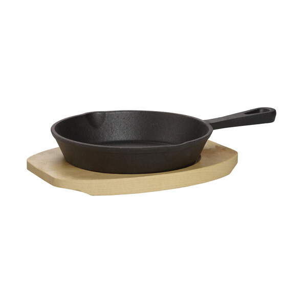 Servierpfanne aus Gusseisen, 4er Set