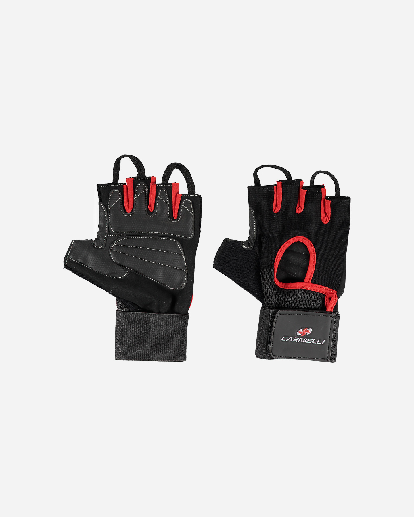 Rukavice na posilňovňu Carnielli Force Pro NP-502-BLK/R