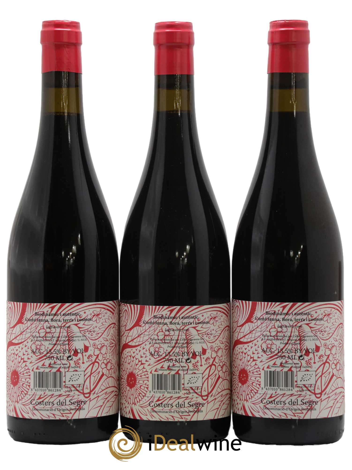 Espagne Costers de Segre Onra Lagravera 2013 - Lot de 3 Bouteilles