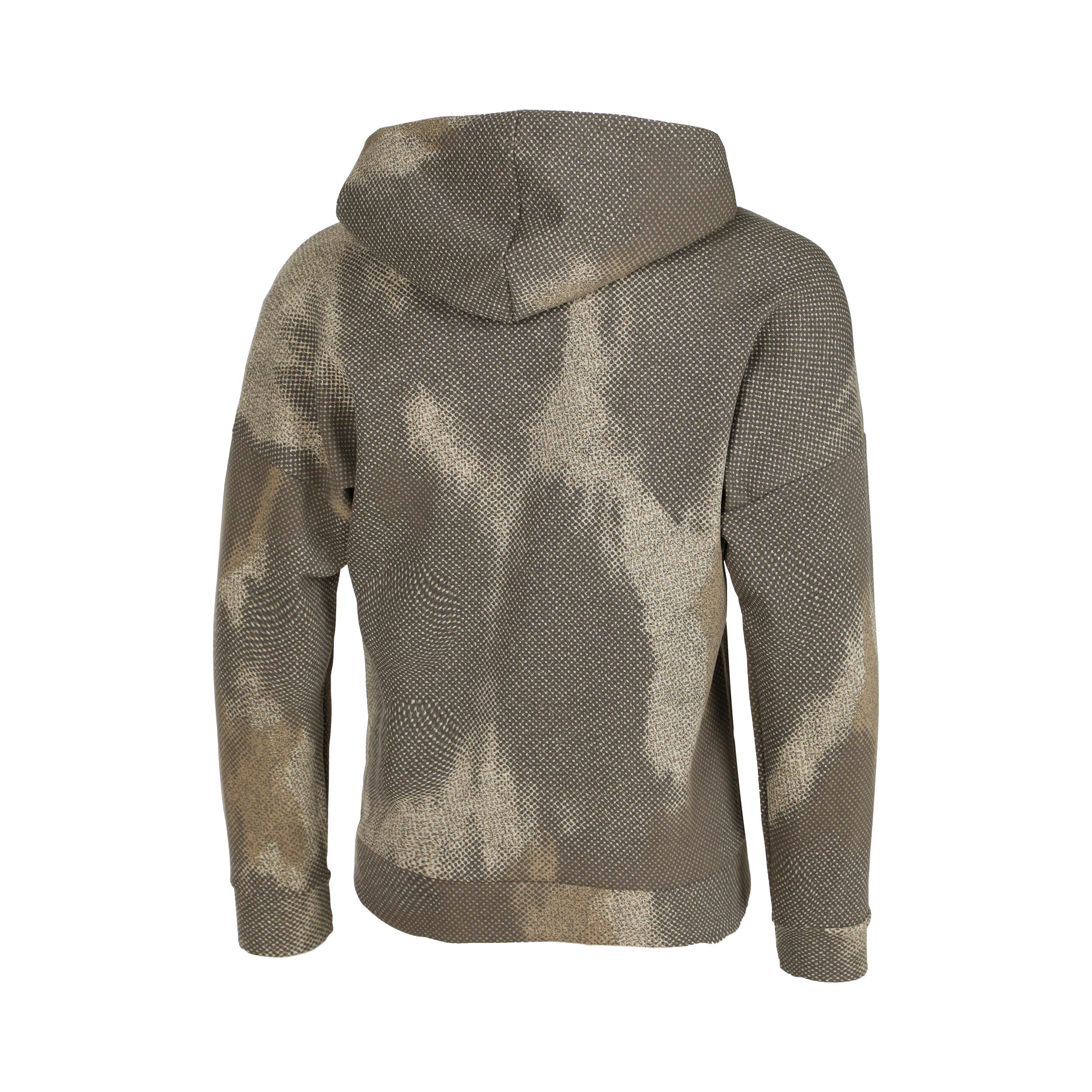 AOP Hoody Jungen - Khaki, Grau