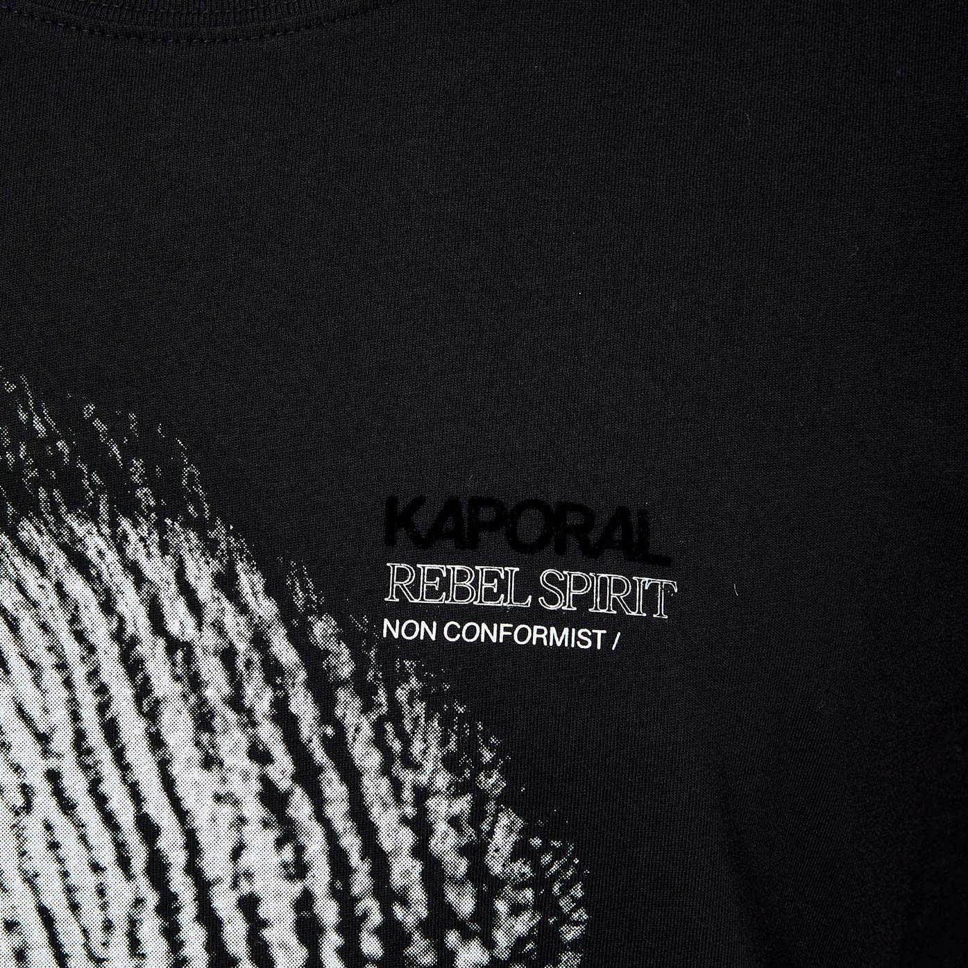 SLOW   T-shirt noir Homme en 100% coton bio