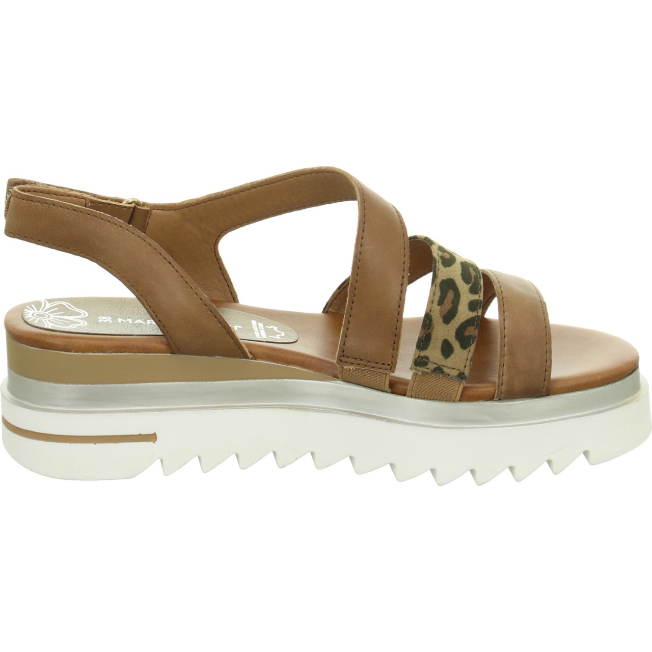 MARCO TOZZI Komfort Sandalen braun nut/leo