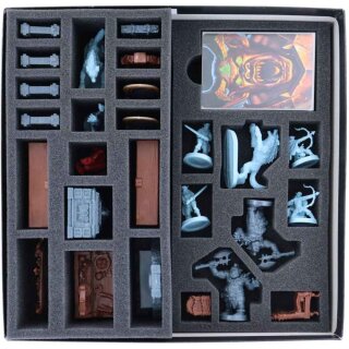 5-teiliges Feldherr Schaumstoff-Set für HeroQuest (2021): Die Spiegelmagierin - Brettspielbox