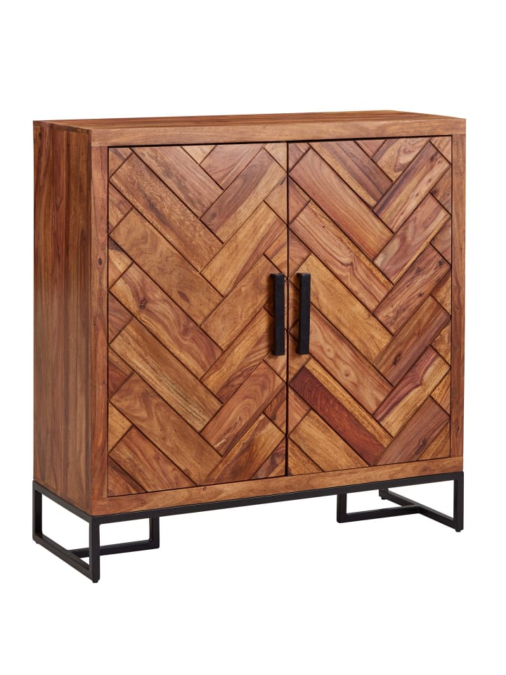 KADIMA DESIGN Schuhschrank Massivholz 100x105x40 cm Schuhregal Geschlossen günstig kaufen onesize