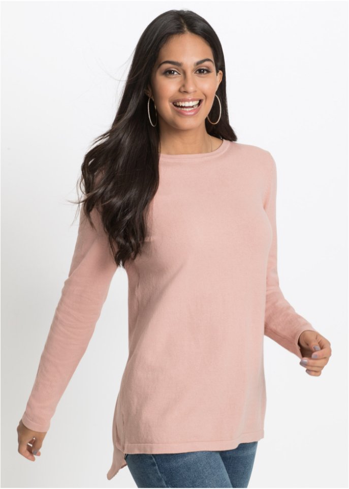 Pullover mit Bluseneinsatz