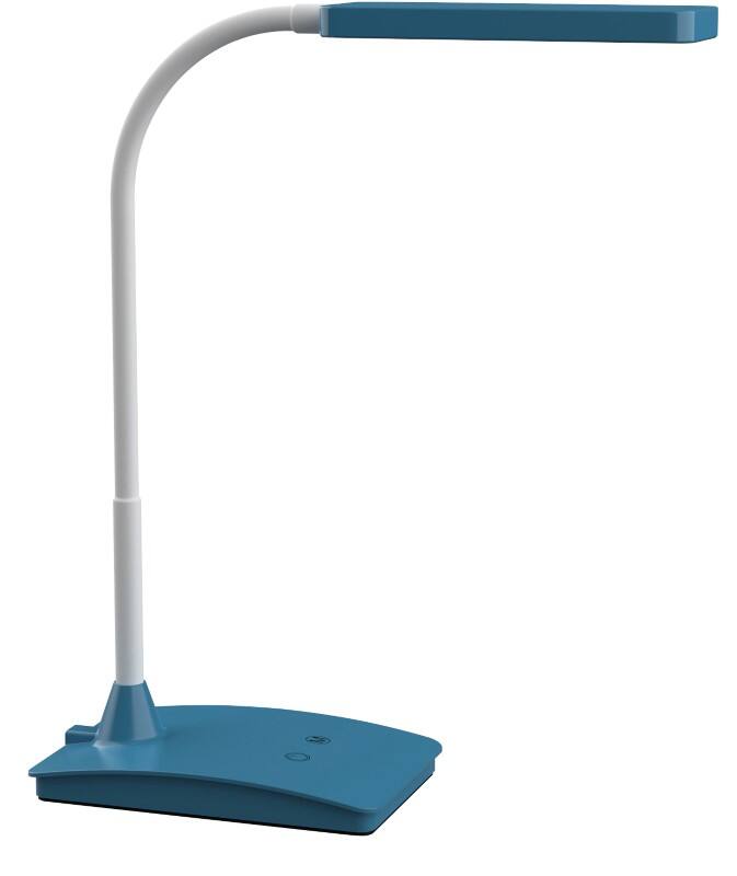 Maul MAULpearly Schreibtischlampe LED (abnehmbar) Atlantikblau Steckdose 106 x 265 x 375 mm