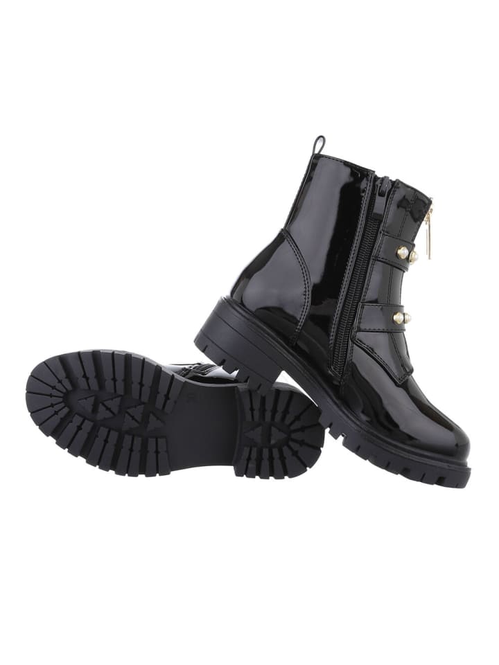 Ital-Design Stiefelette in Schwarz günstig kaufen