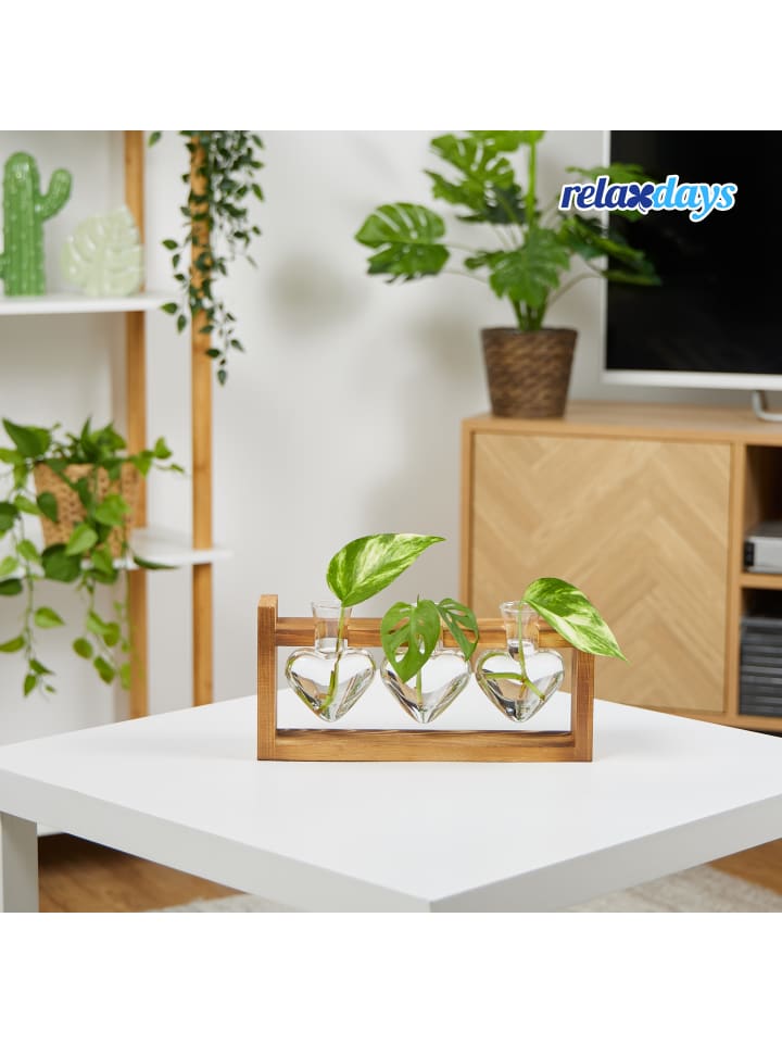 relaxdays Reagenzglas Vase 