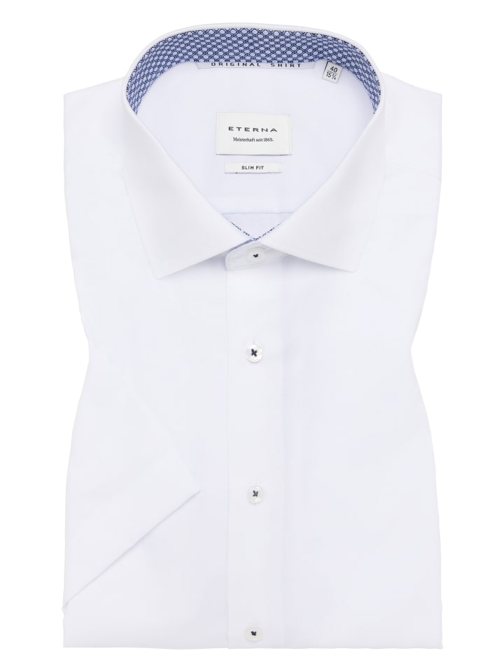 Eterna Hemd SLIM FIT in weiß günstig kaufen