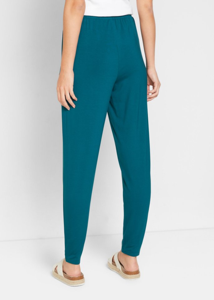Leichte Schlupfhose mit High-Waist-Bequembund, 2er-Pack