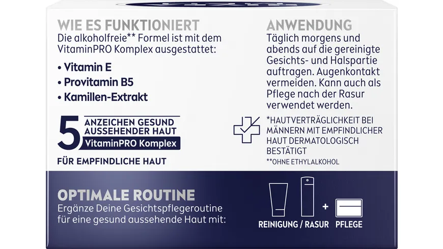 NIVEA MEN Sensitive Intensive Feuchtigkeitscreme 50 ml