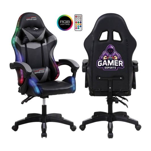 Scaun de gaming AMSTRAD 900 LED