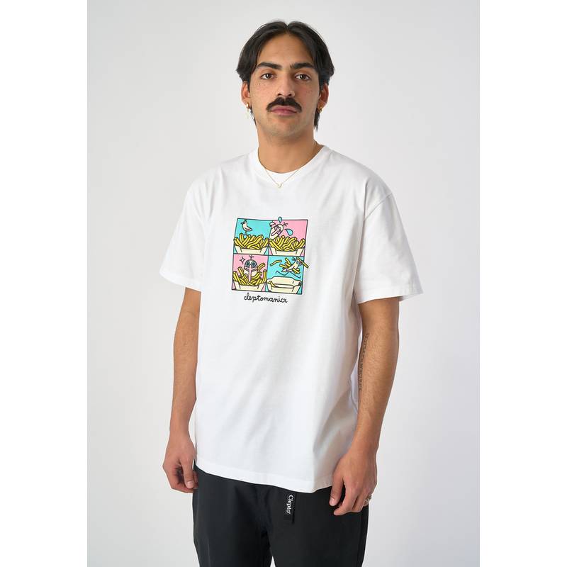 Cleptomanicx Stealy Gull Printshirt Herren