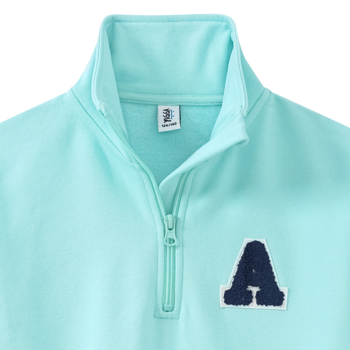Jungen Sweatshirt mit Stehkragen