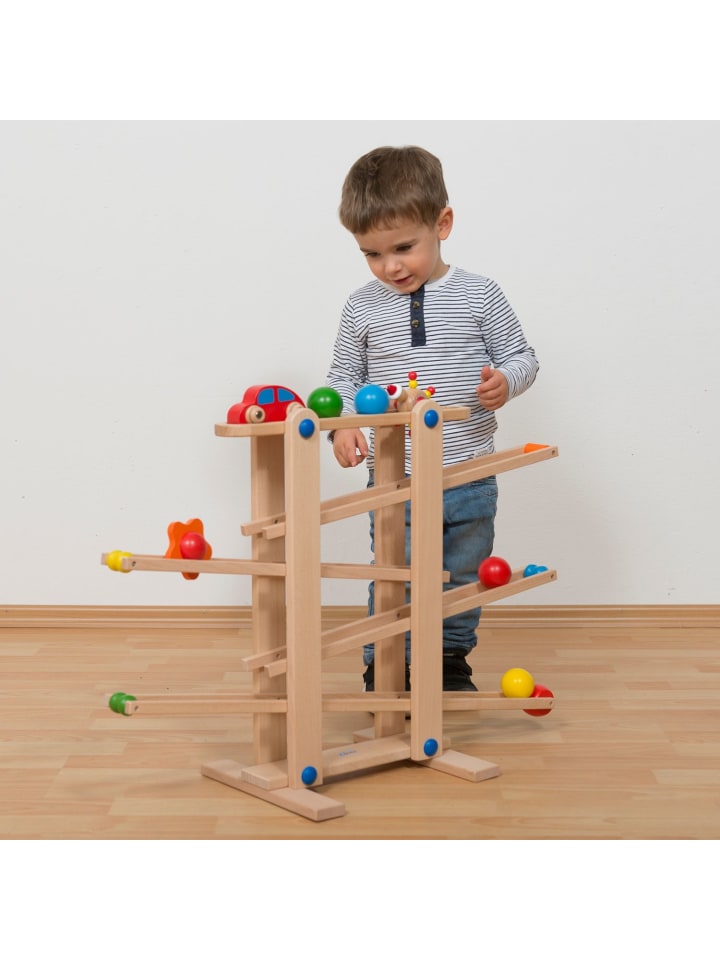 Coemo Kugelbahn Holz 7 mobile Teile in Natur günstig kaufen onesize