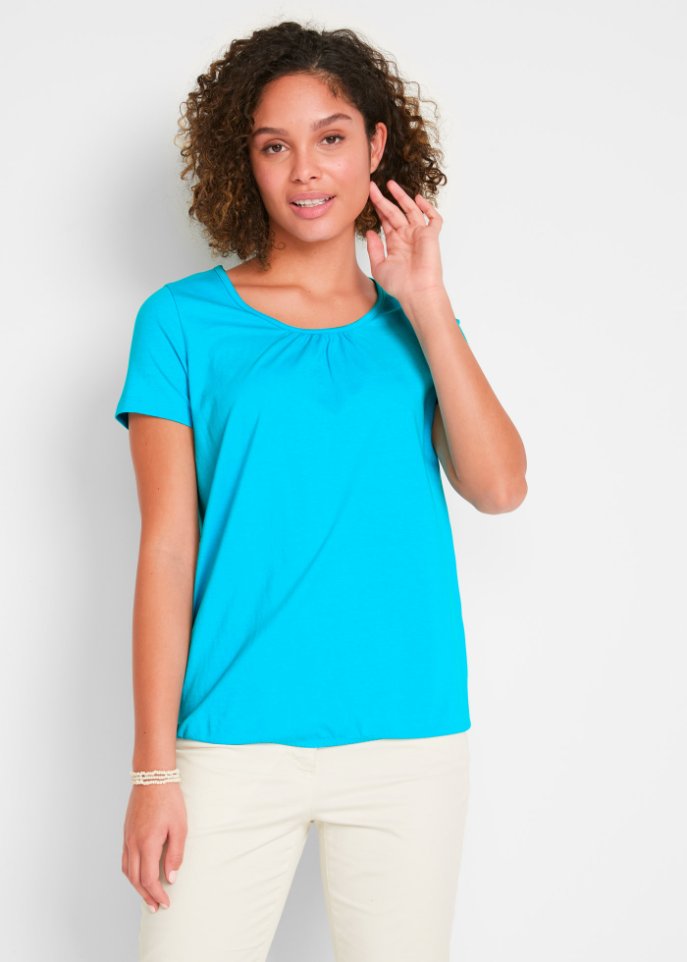 Baumwoll - Shirt, Kurzarm