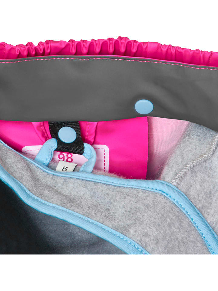 Playshoes Regenjacke 3in1 in Pink/ Grau günstig kaufen