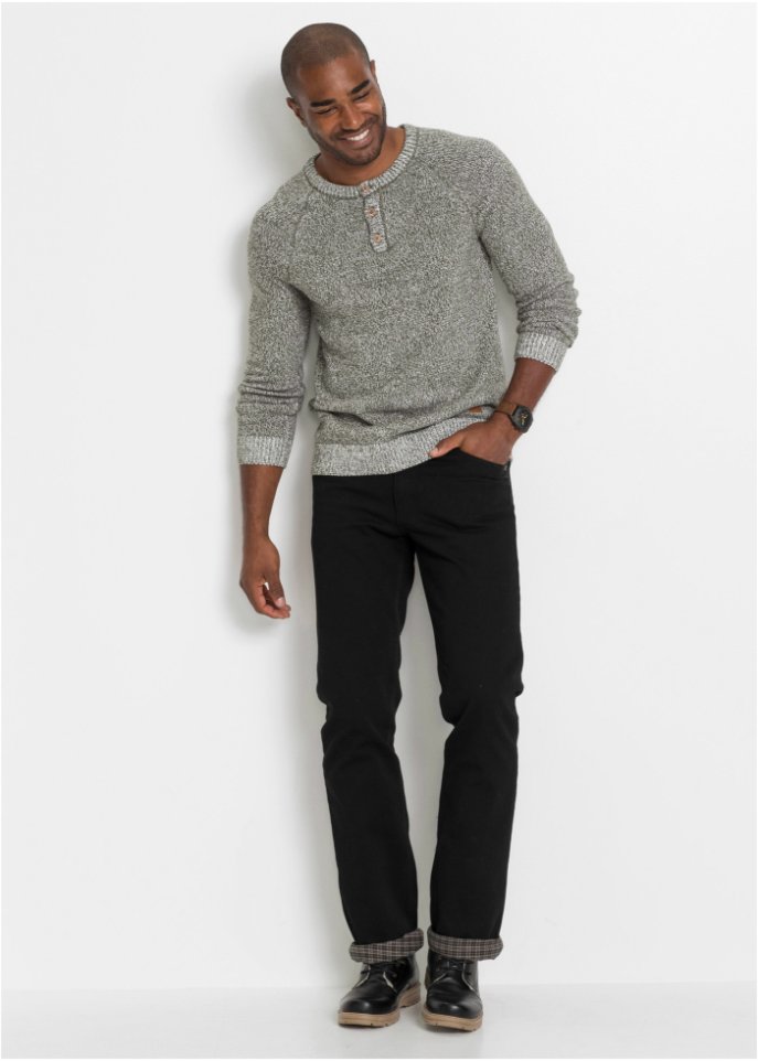 Classic Fit Thermojeans, Straight
