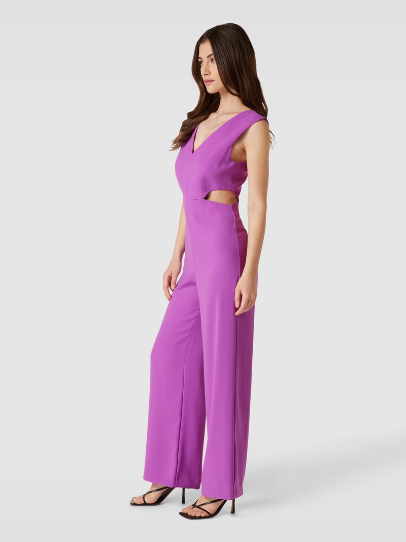 Jumpsuit mit Cut Out Modell 'HOLY' in lila
